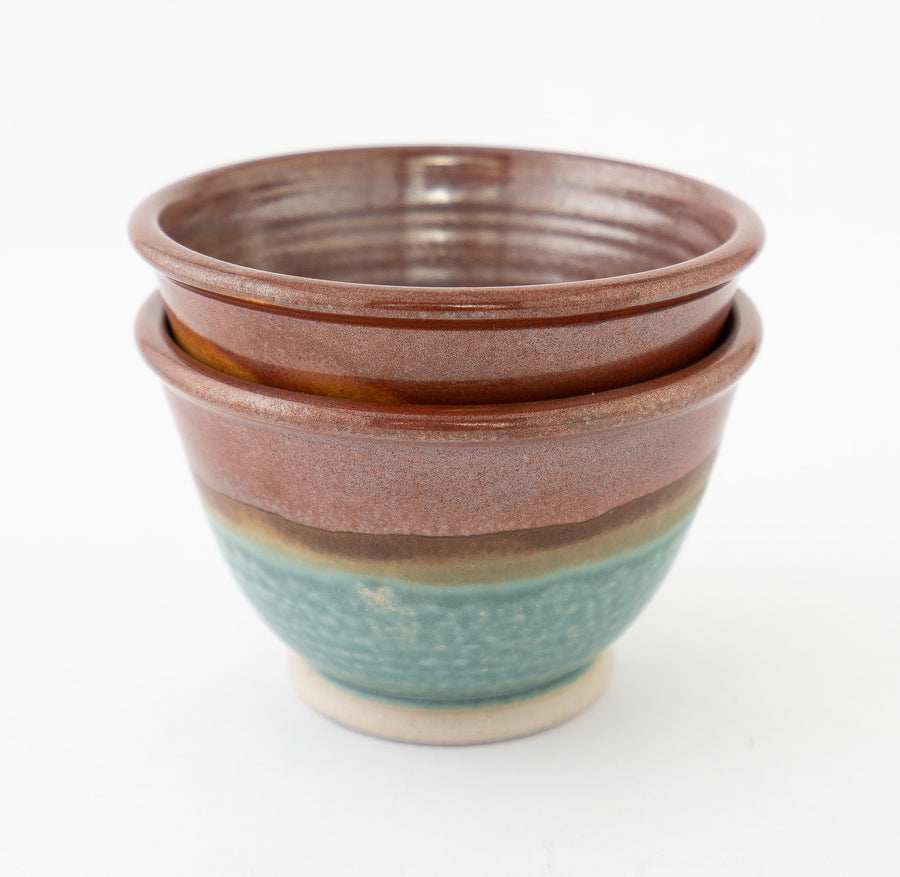 noodle bowl in woodland - cereal bowl - stoneware pottery - kitchenware