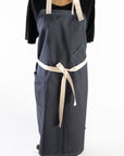 Cotton Canvas Apron - Navy