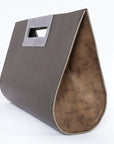 The Leather Teardrop Handbag