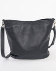 cross-body bag is a relaxed hobo design featuring a soft, slouchy, silhouette with enough room for storing everyday items