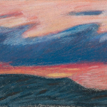 Watercolor Pastel Landscape by Elena Jahn