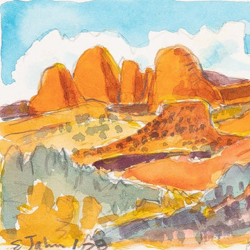 Arizona Landscape by Maine Artist Elena Jahn
