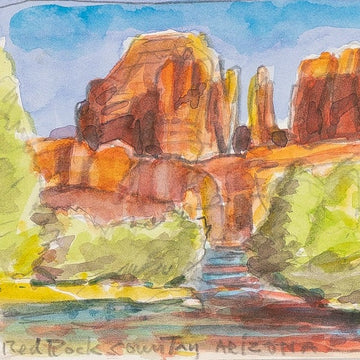 Arizona Pastel Landscape