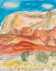 Arizona Pastel Landscape by Maine Artist Elena Jahn