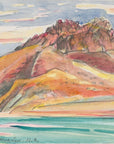 Watercolor of St. Maarten Landscape