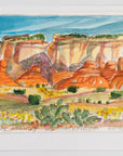 Watercolor of Sedona, Arizona Landscape by Maine Artist Elena Jahn