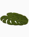 Merino Wool Felt Monstera Leaf Trivet