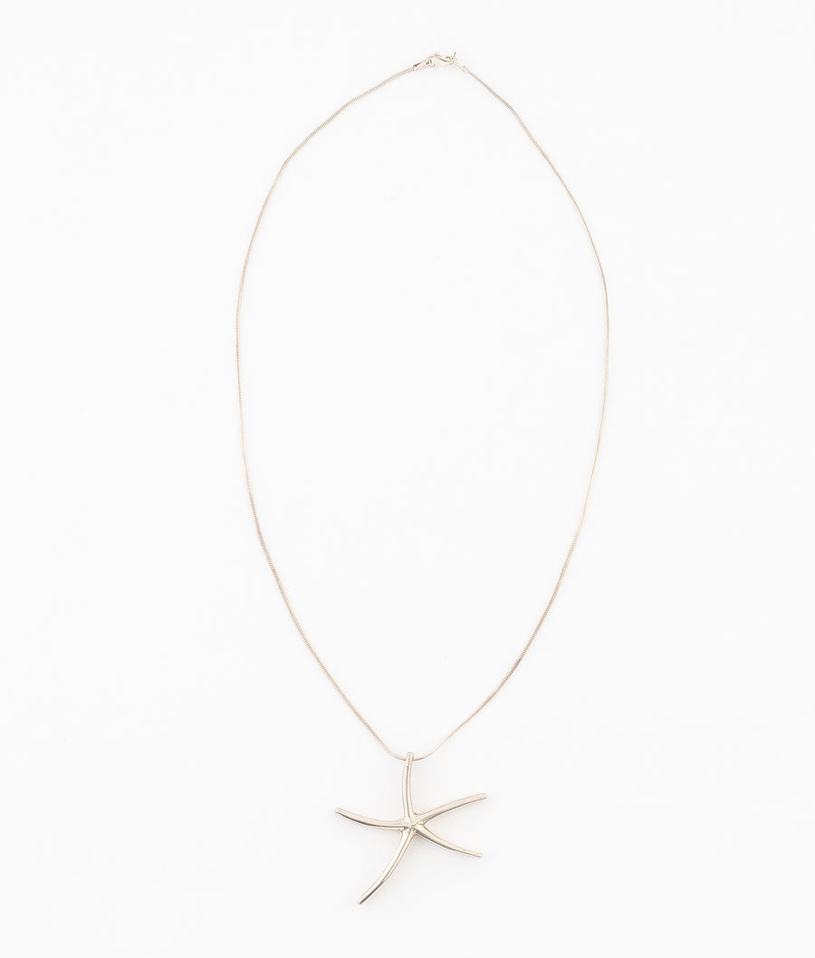 Star Fish Sterling Silver Necklace